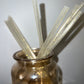 Gold Glitter Reusable Straw